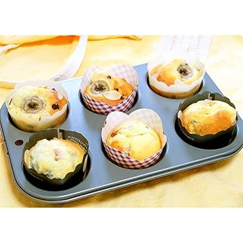 Amazon｜富士ホーロー お菓子 型 マフィン パンケーキ型 グレー